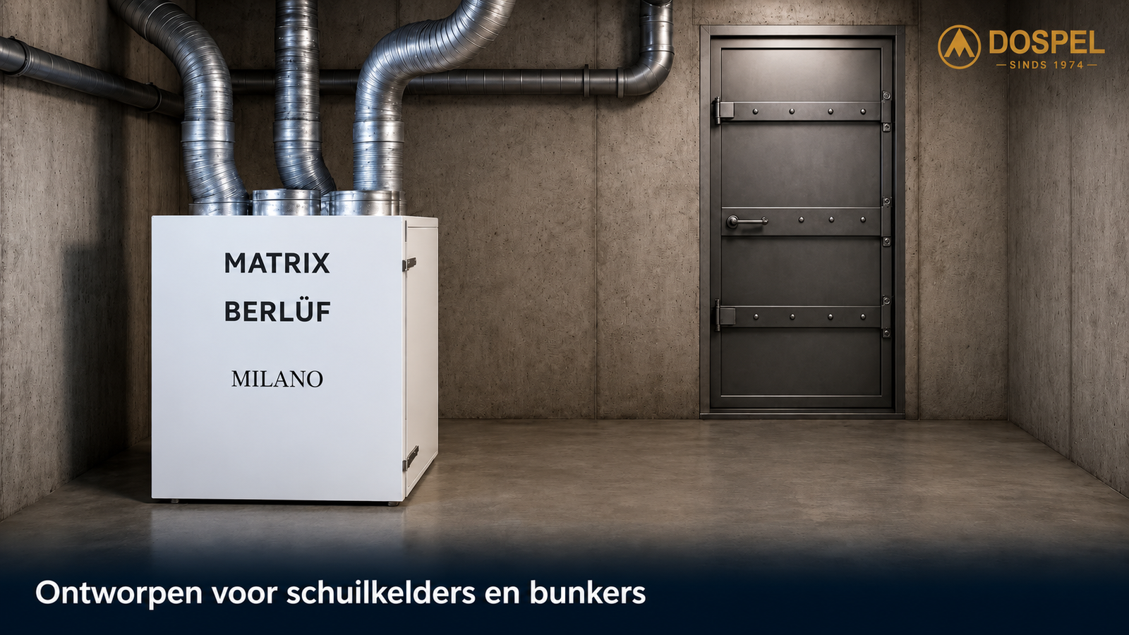 Berluf Matrix ontworpen voor schuilkelders en bunkers banner
