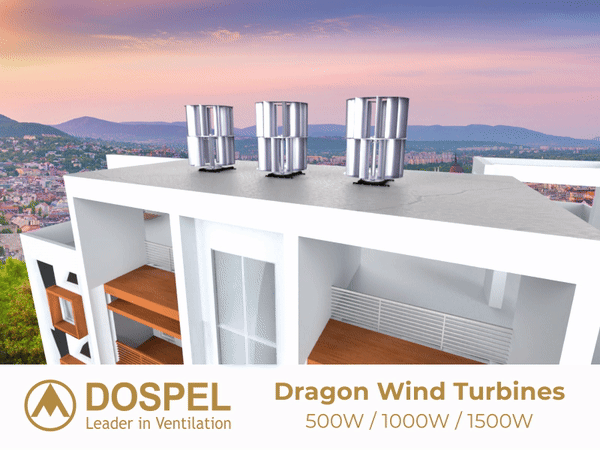 Instagram-stijl uitlichting voor Dragon windturbines